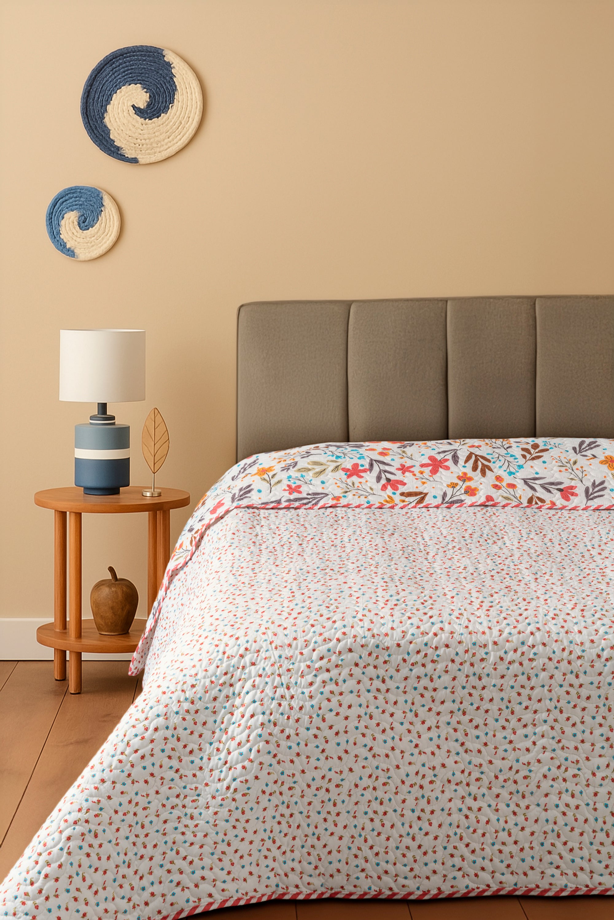 Briva Çift Taraflı Çift Kişilik Yatak Örtüsü