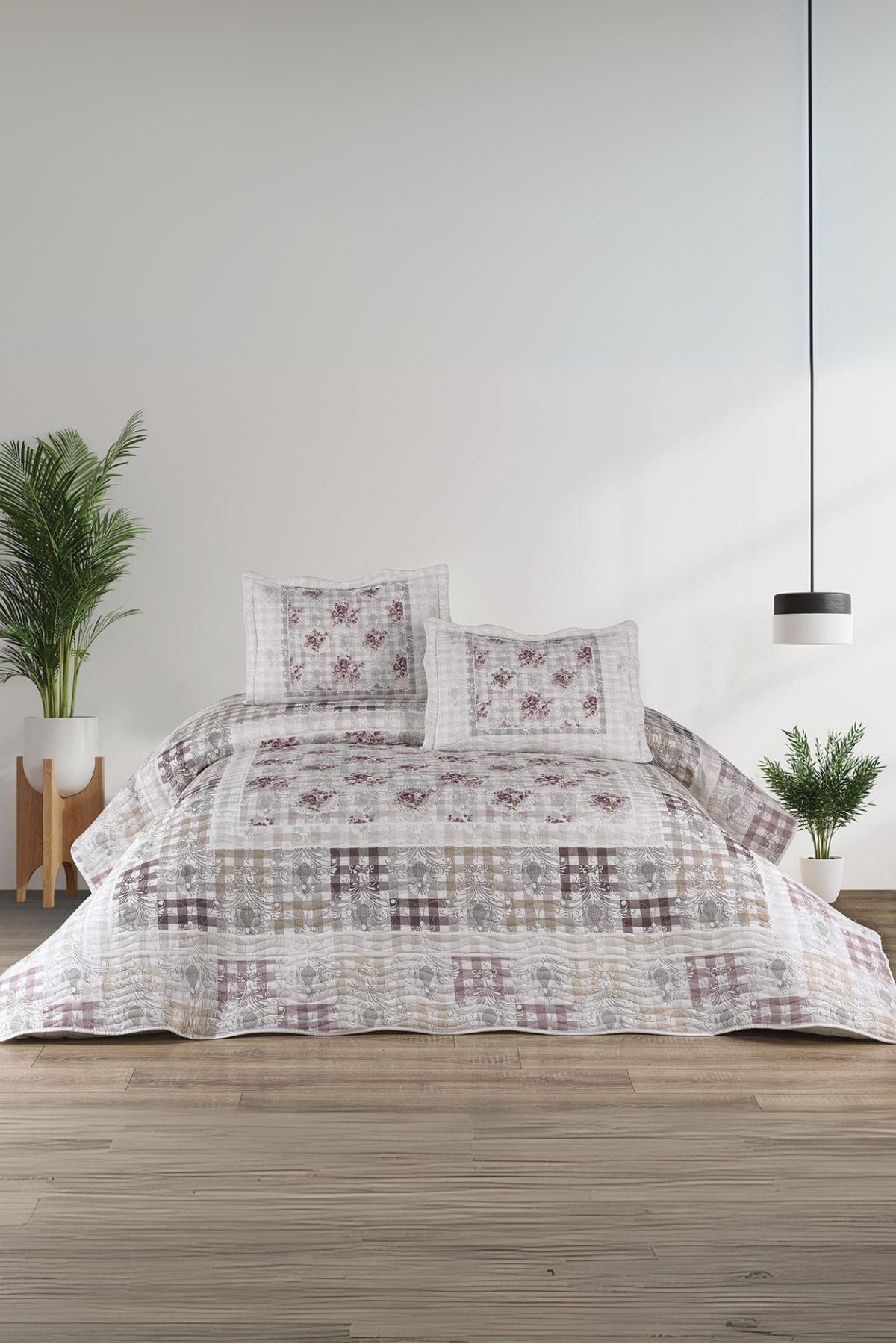 Nivalis 3 Parça Çift Kişilik Yatak Örtüsü Takımı – Pike Set