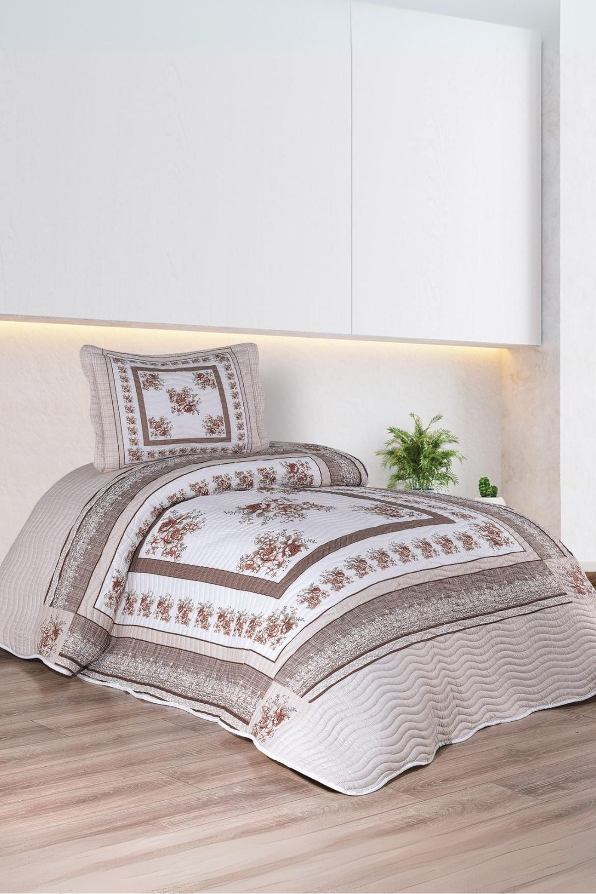 Solindra Tek Kişilik 2 Parça Yatak Örtüsü Takımı - Pike set