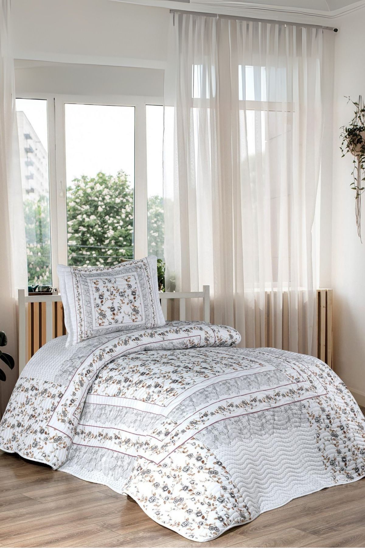 Sevora Tek Kişilik 2 Parça Yatak Örtüsü Takımı - Pike set