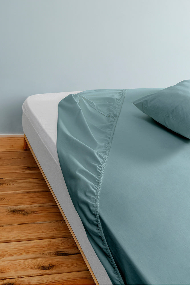 Elura %100 Pamuk Çift Kişilik Lastikli Çarşaf Seti – Yastık Kılıfı Dahil