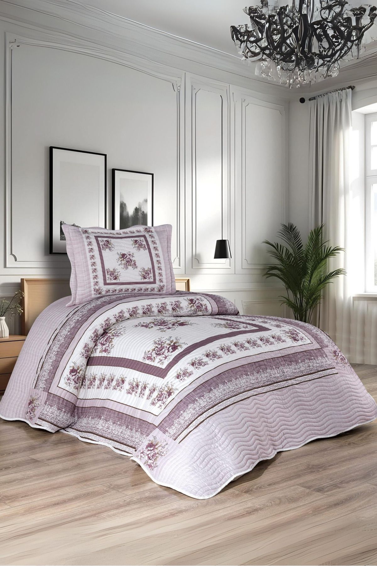 Solindra Tek Kişilik 2 Parça Yatak Örtüsü Takımı - Pike set