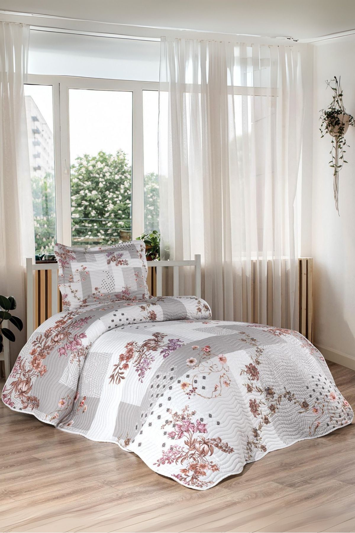 Lucia Tek Kişilik 2 Parça Yatak Örtüsü Takımı - Pike set