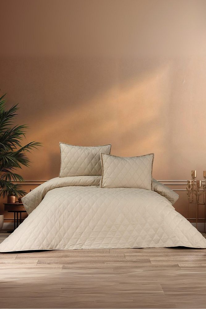 Vita 3 Parça Yatak Örtüsü Takımı