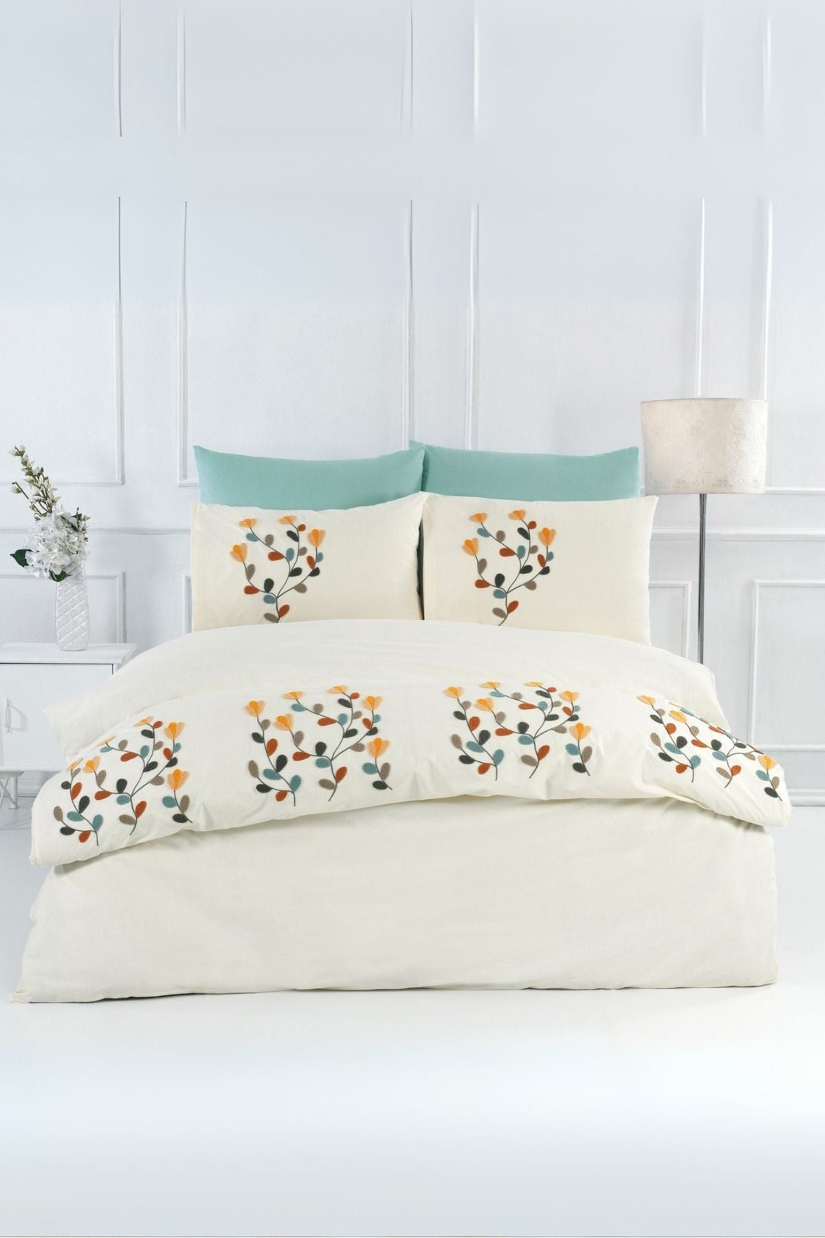 Garden 6 Parça Çift Kişilik Nevresim Takımı