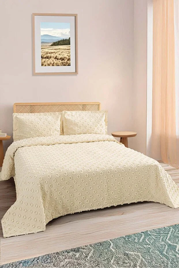 Point Çift Kişilik 3 Parça Pike Takımı