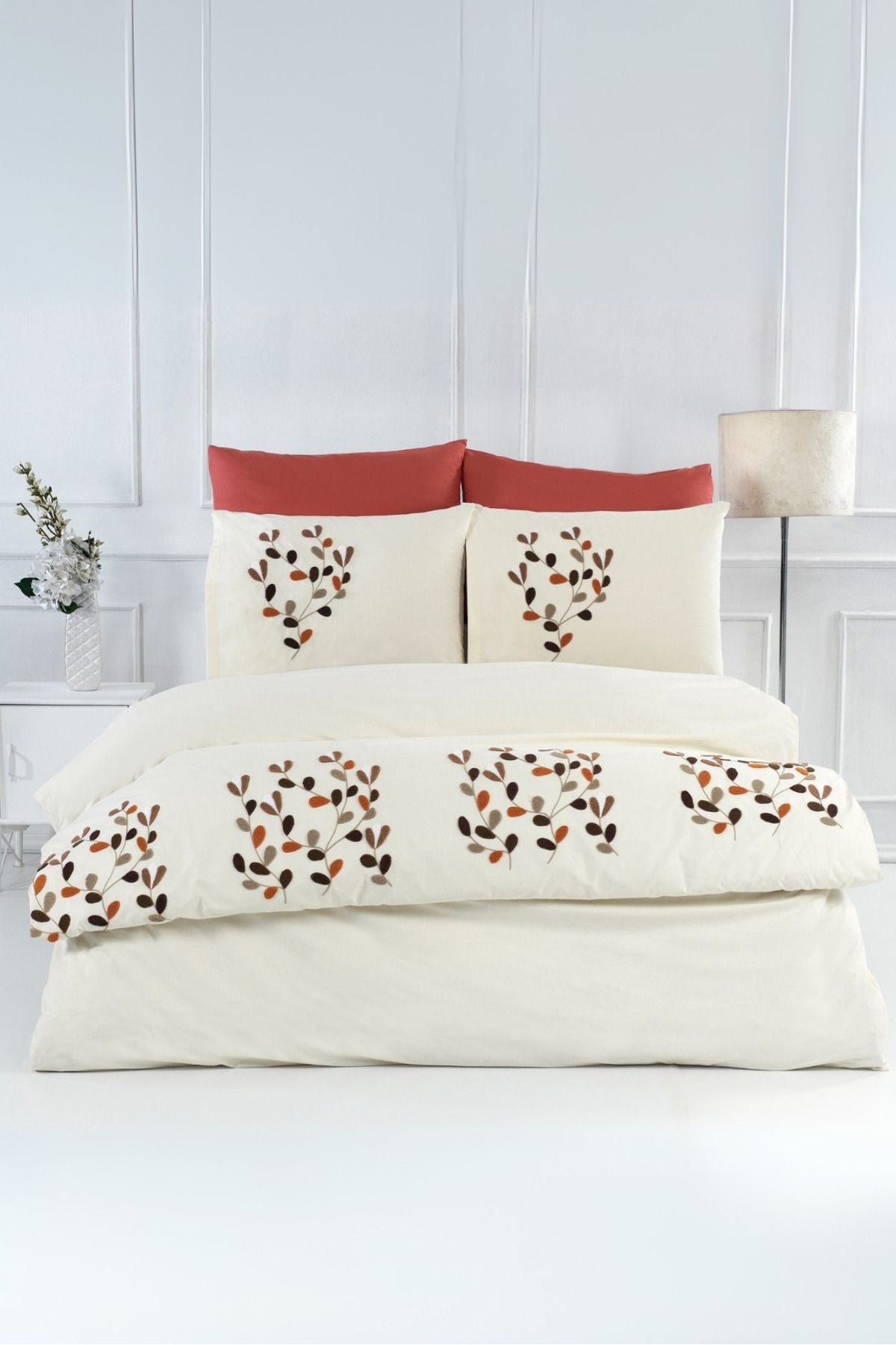 Garden 6 Parça Çift Kişilik Nevresim Takımı