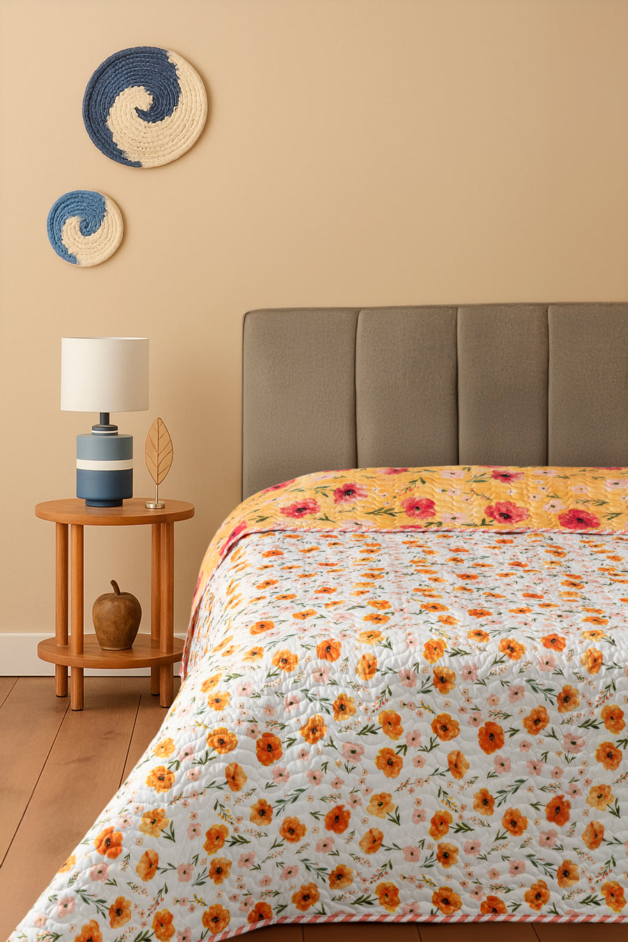 Briva Çift Taraflı Çift Kişilik Yatak Örtüsü