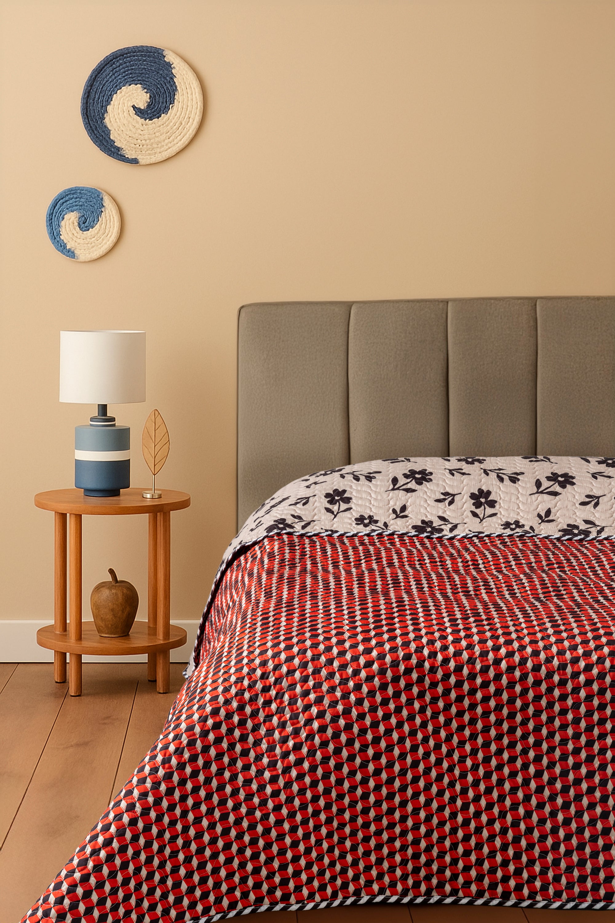 Briva Çift Taraflı Çift Kişilik Yatak Örtüsü