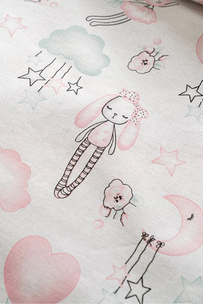 Lina %100 Pamuk Montesorri Bebek Nevresim Takımı