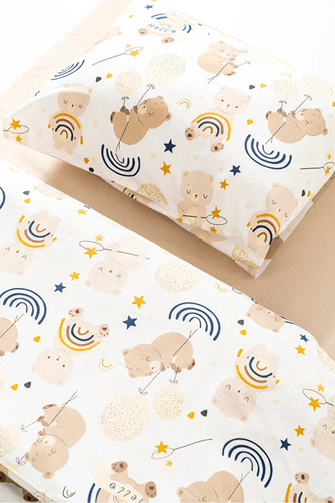 Rima %100 Pamuk Montesorri Bebek Nevresim Takımı