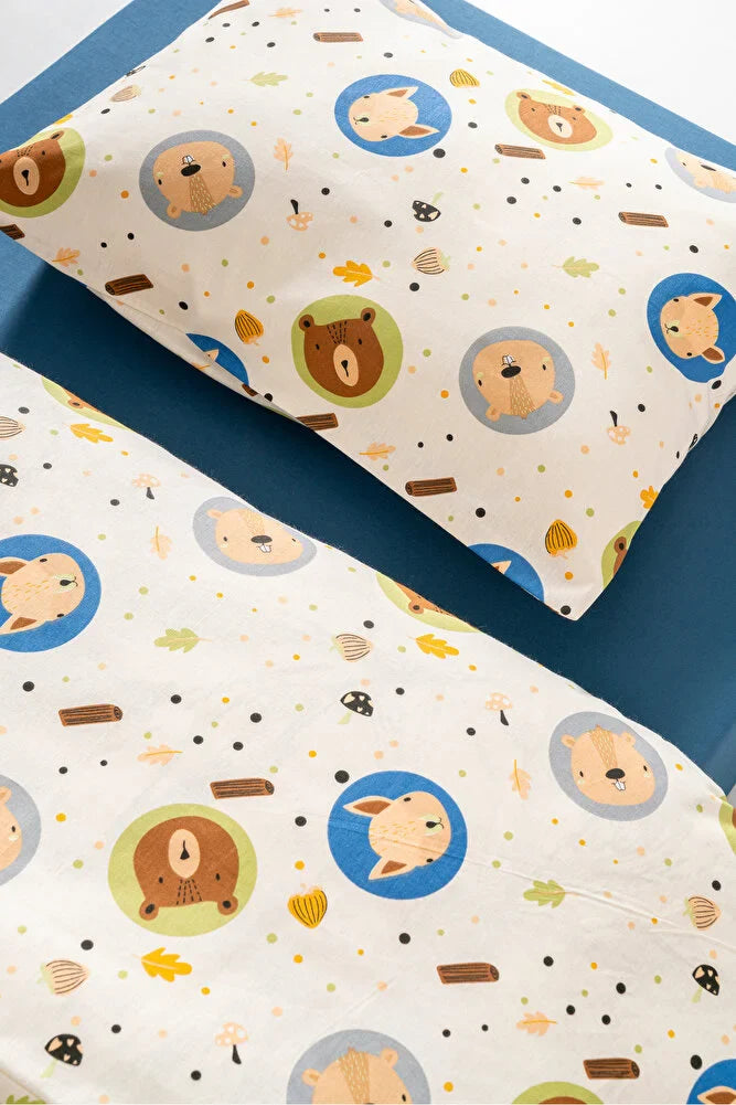 Tona %100 Pamuk Montesorri Bebek Nevresim Takımı