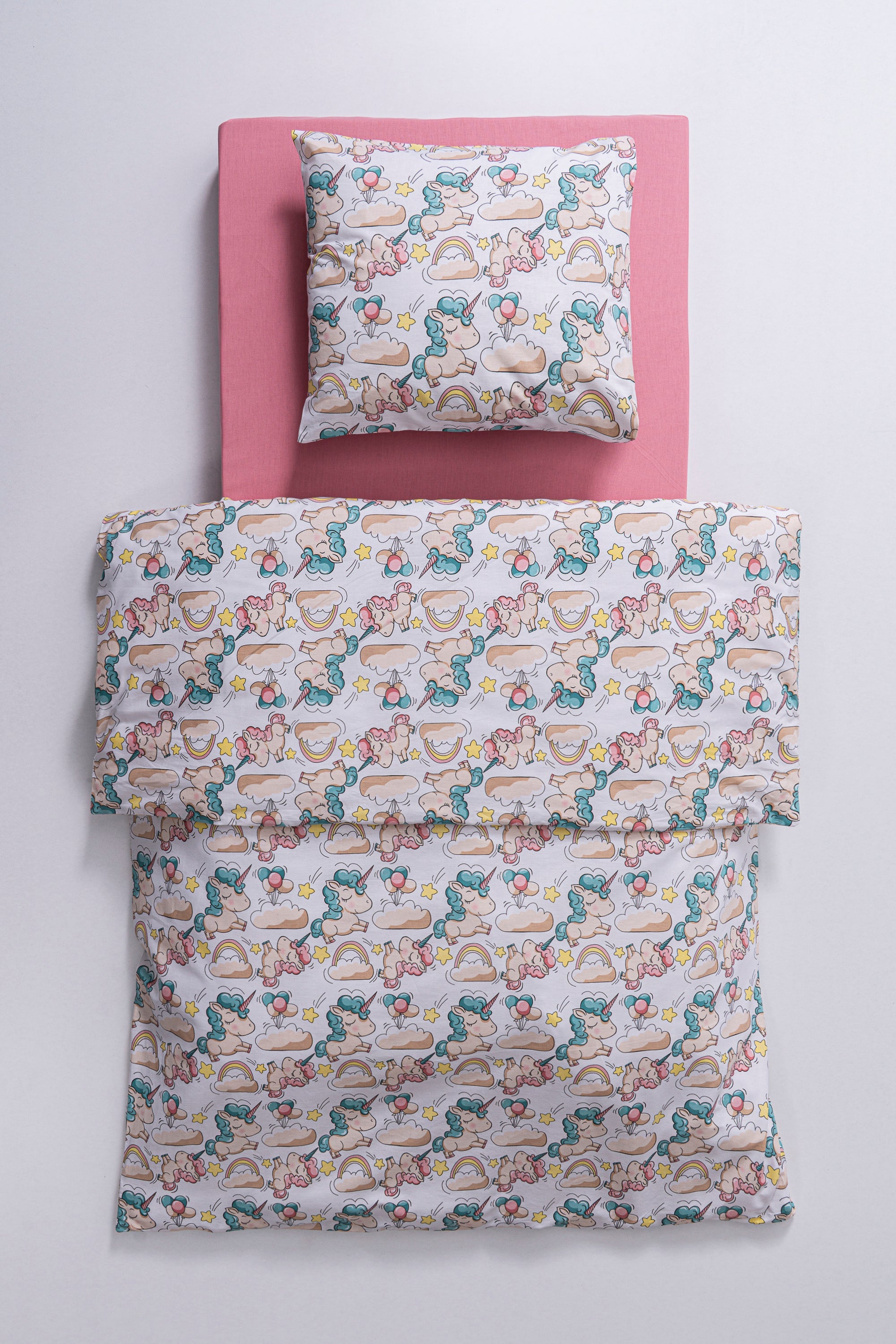 Unicorn %100 Pamuk Montessori Nevresim Takımı