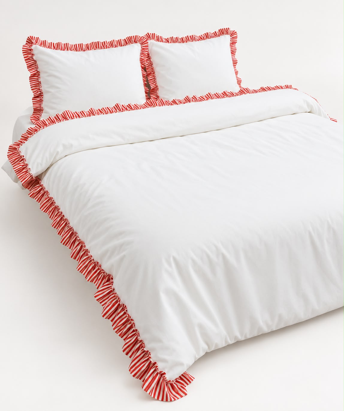 Capri Çift Kişilik Fırfırlı Nevresim Takımı