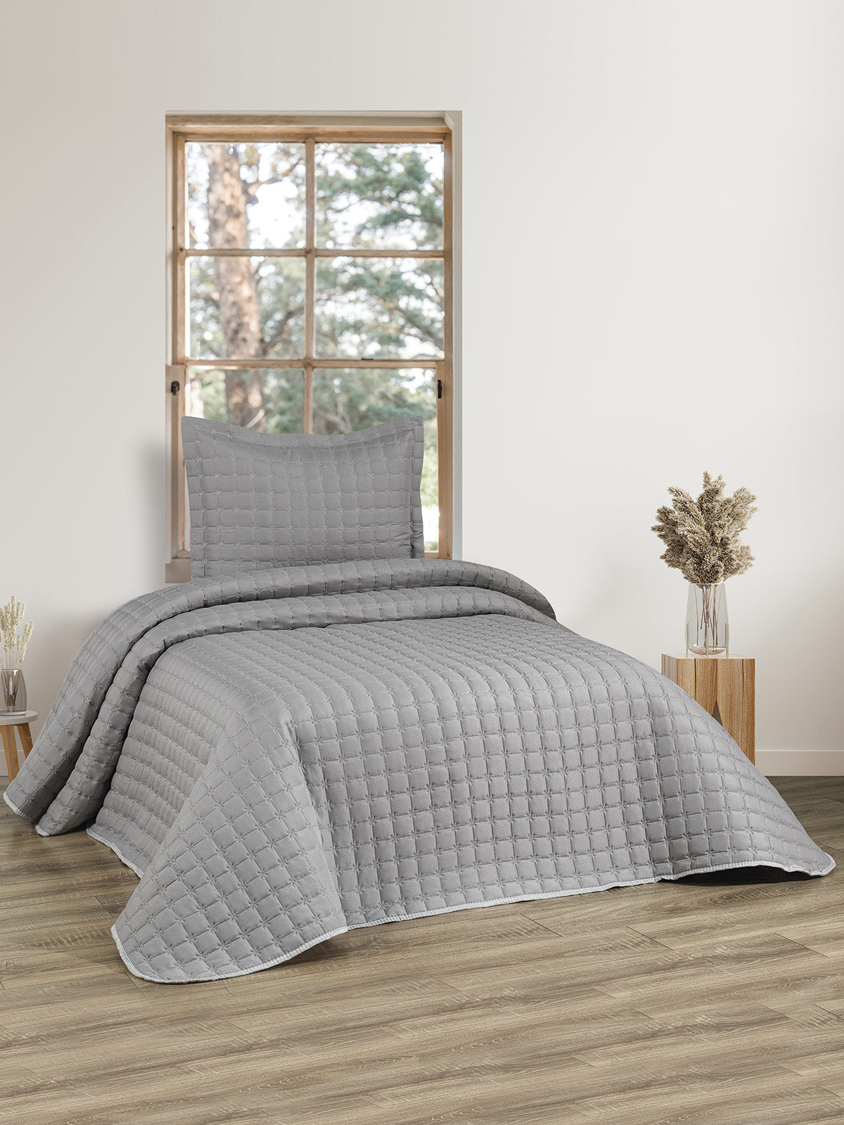 Aleda Kapitoneli 2 Parça Tek Kişilik Yatak Örtüsü Takımı