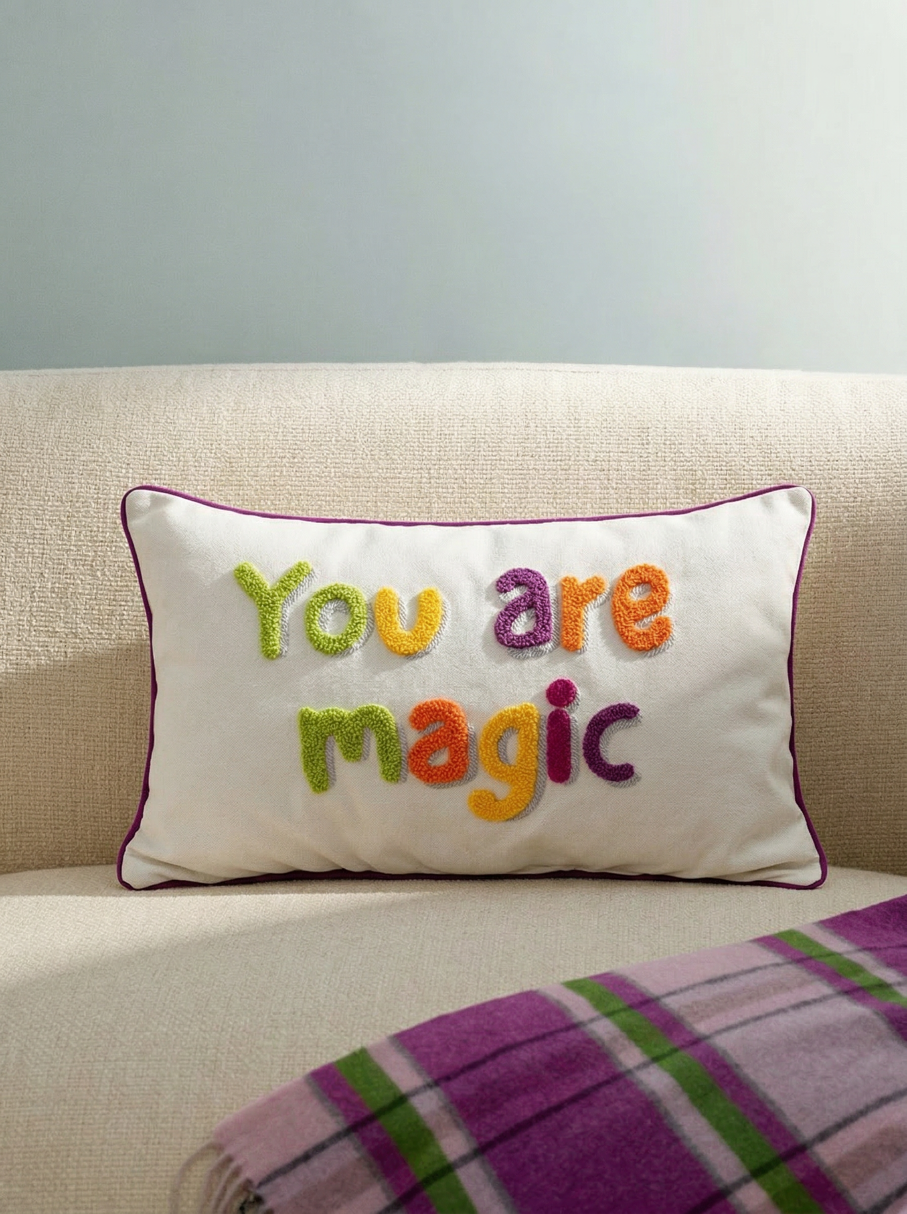 Magic Rainbow Süzene Kırlent 35x55