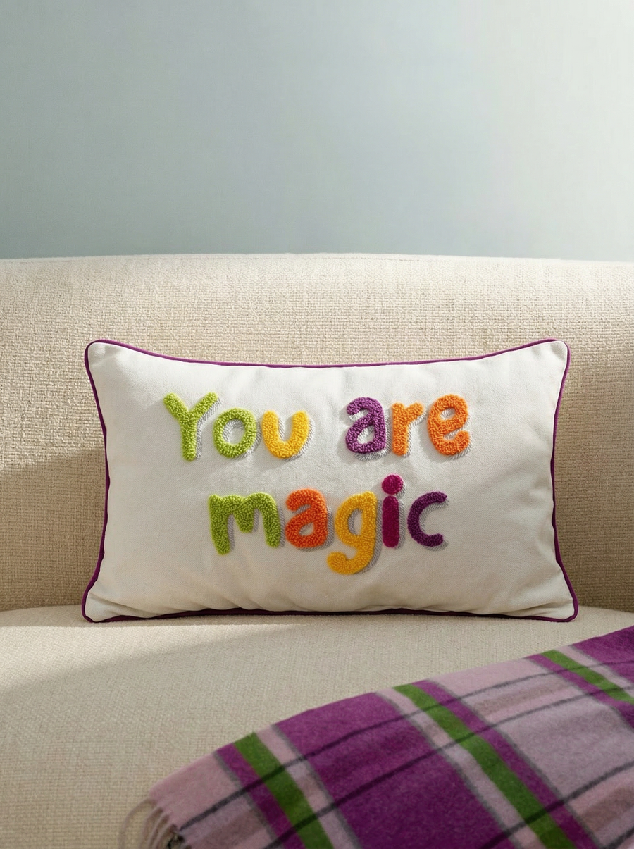 Magic Rainbow Süzene Kırlent 35x55