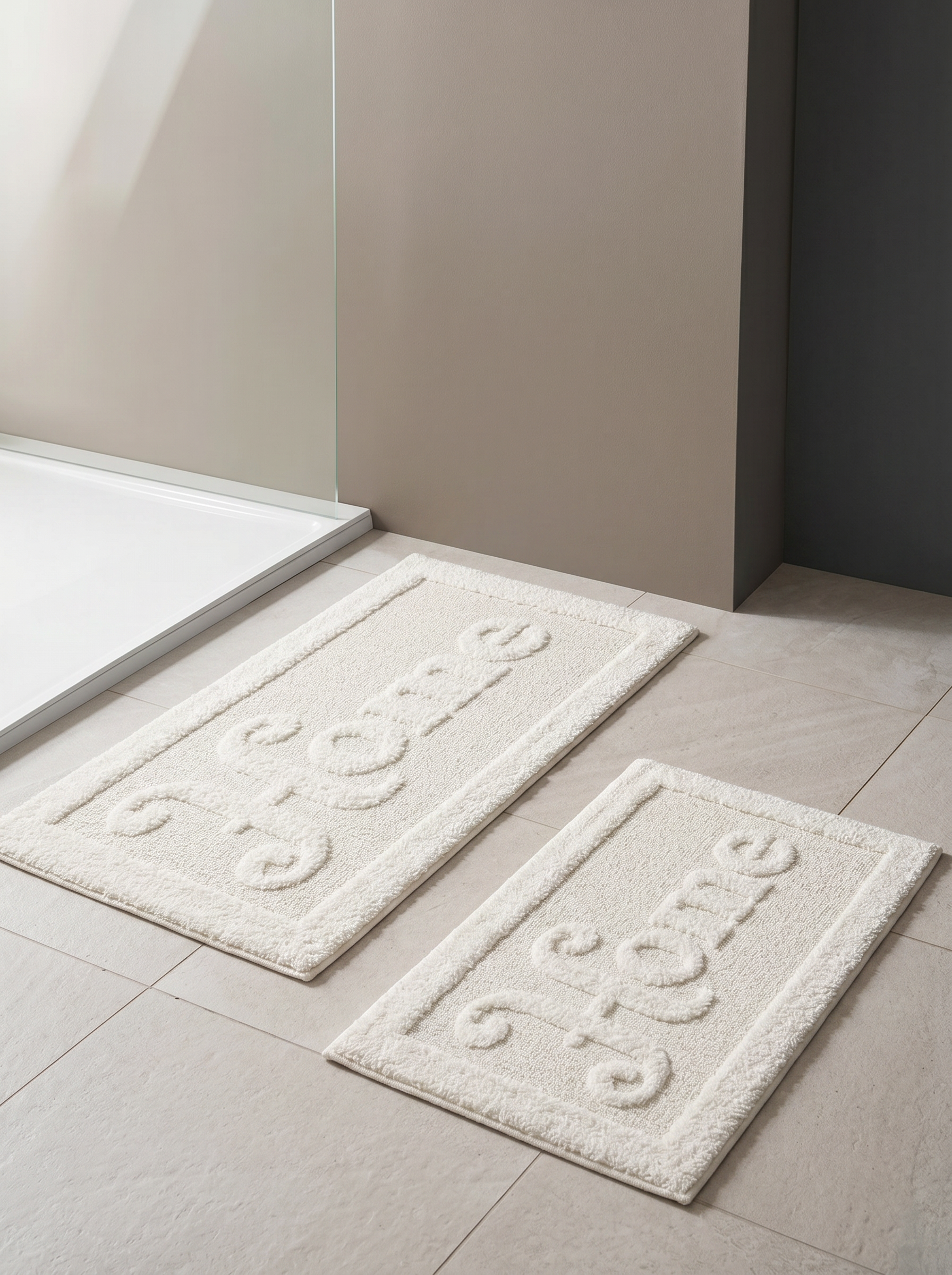Lora 2'li Banyo Paspas Takımı