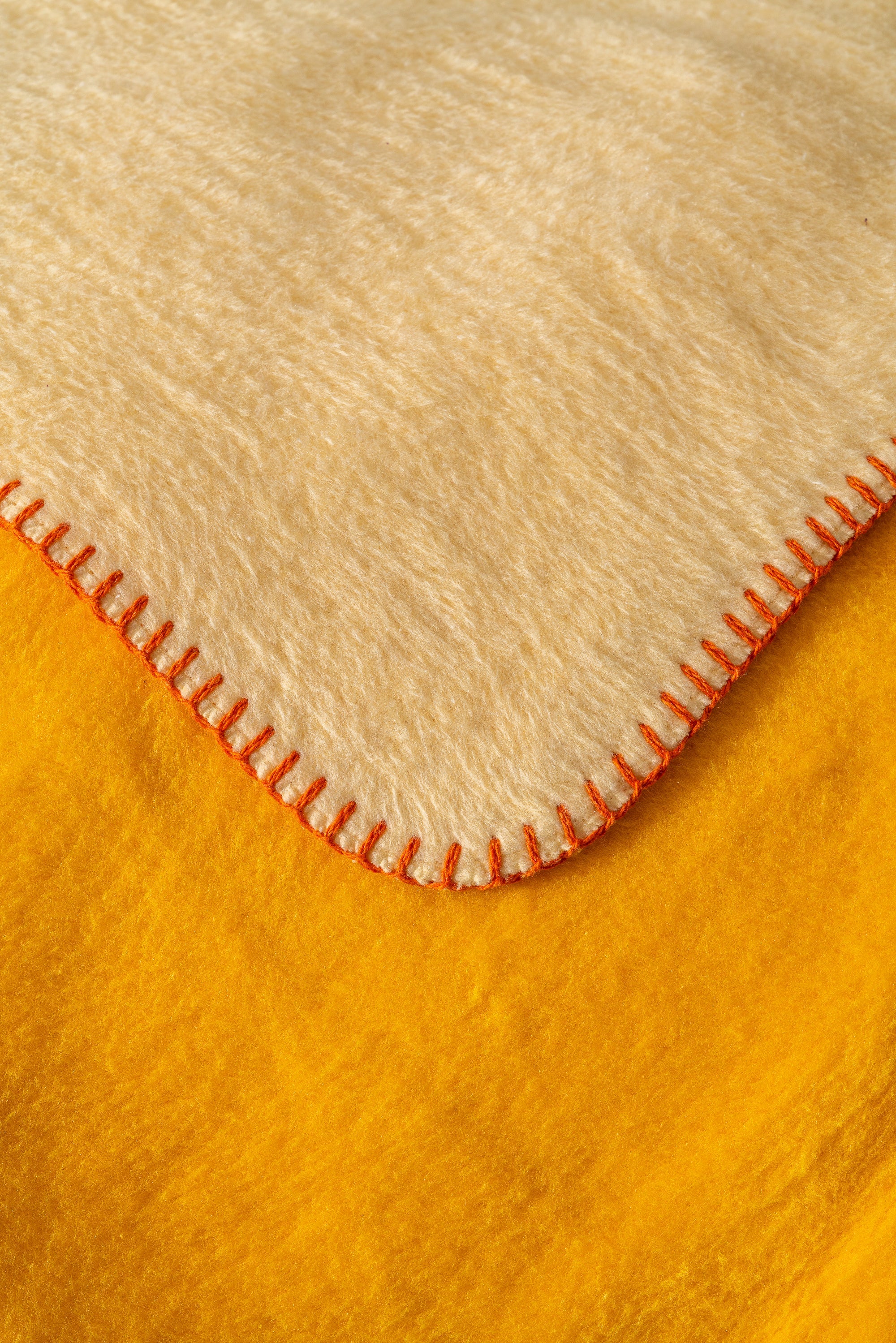 Kıvrıl Çift Taraflı Çoban Dikişli Battaniye Tek Kişilik 150x200 cm